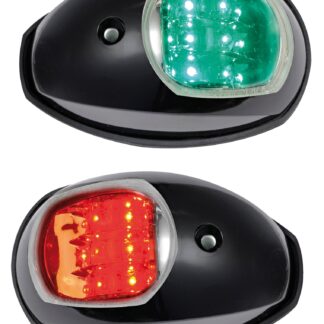 Kulkuvalopari LED Evoled - musta ABS