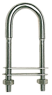 Osculati keulasilmukka RST 10x135mm / levyt 70x20mm