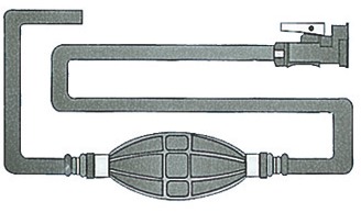 Osculati, polttoaineletku+liitin Yamaha, Mercury/Mariner 1987-
